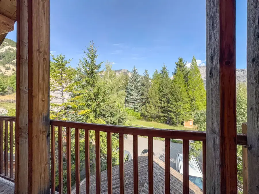 Vue panoramique depuis le balcon du domaine
